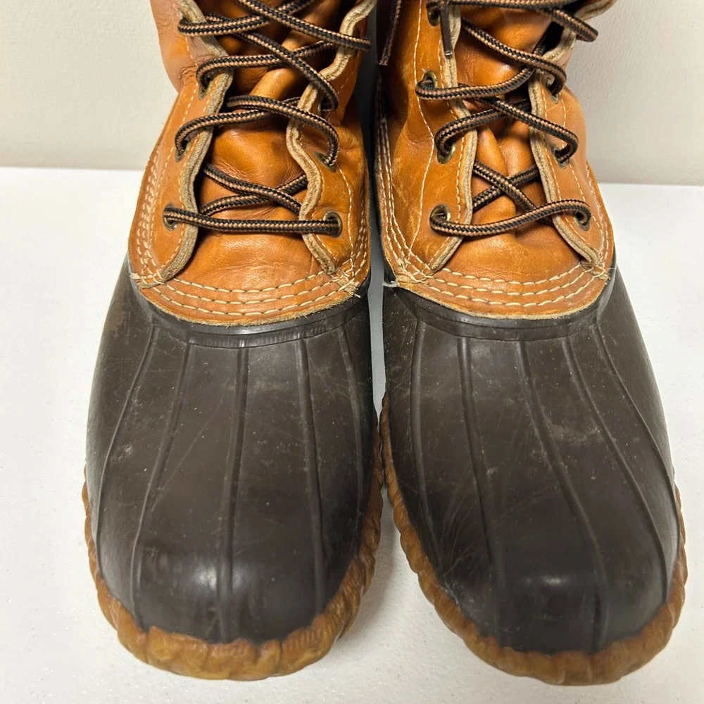 Vintage L.L. Bean Boots Mens 10 Tan Brown 10